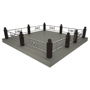 Ограда из нержавейки Г15